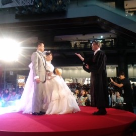 The Best Wedding Ceremony at Fashion Show!